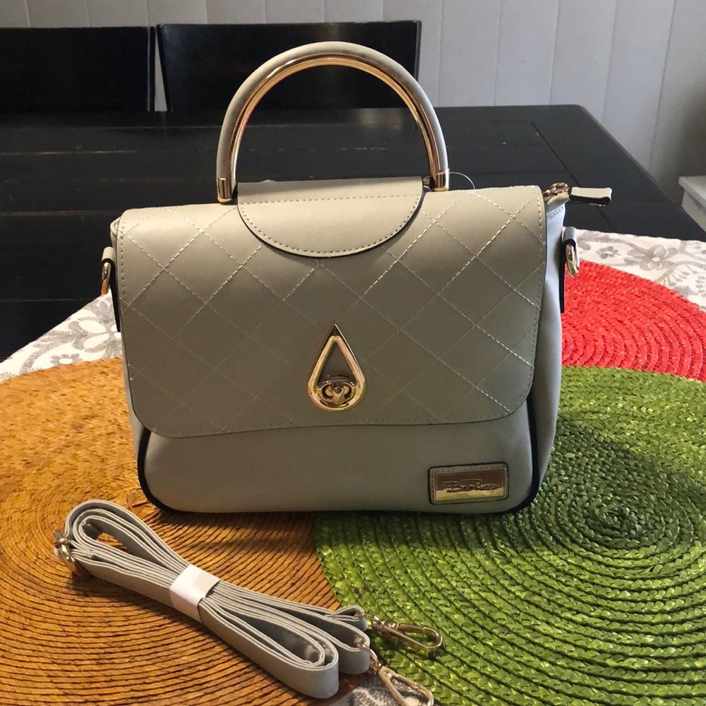 Bella Russo Accessories Grey Satchel Purse